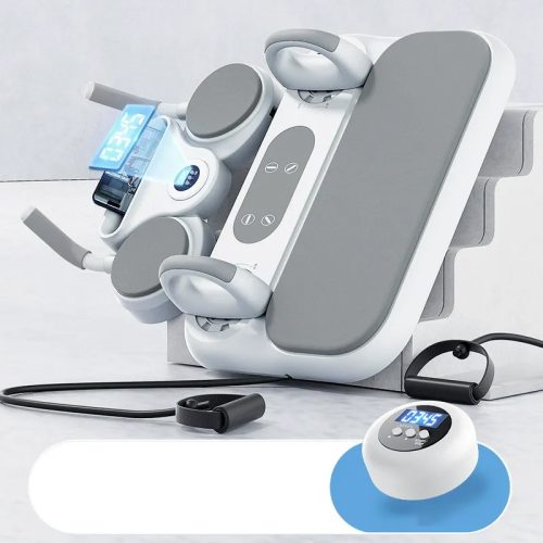 Robiflex Multifunkciós hasizomtréner gumiszalaggal és könyöktámasszal – Teljes testet formáló otthoni fitneszeszköz