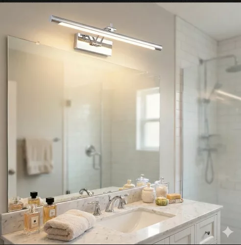 LED tükörlámpa fürdőszobába 40cm – modern, minimalista kivitel 