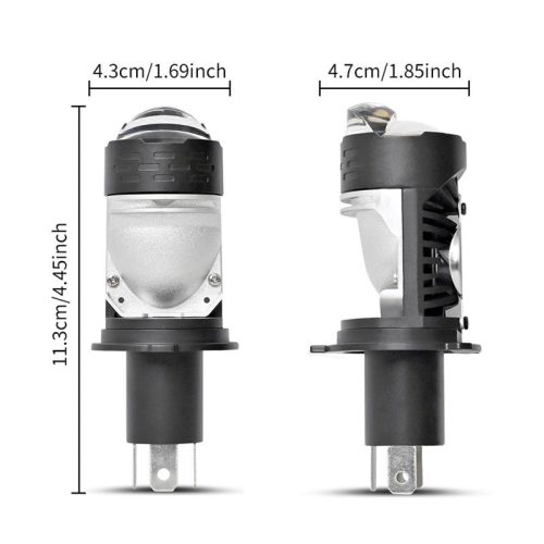 H4 LED autóizzó projektoros lencsével