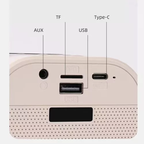 Prenosný RGB Bluetooth karaoke reproduktor s 2 bezdrôtovými mikrofónmi - výhodná cena