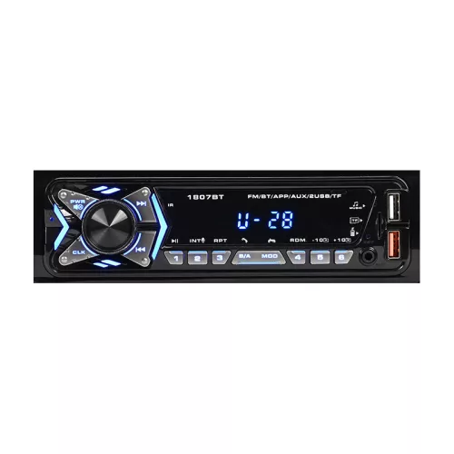 Aokatoo Catana 1807BT Bluetooth autorádio s MP3 prehrávačom, ovládaním cez aplikáciu, USB/TF/AUX vstupom a diaľkovým ovládaním - výhodná cena