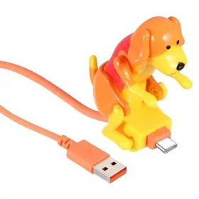 Töcskölő tacskó telefon töltő kábel USB - type C