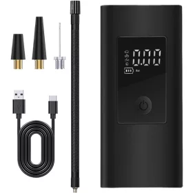   Akkumulátoros digitális mini kompresszor 80 W, USB-C töltéssel