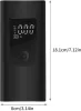 Akkumulátoros digitális mini kompresszor 80 W, USB-C töltéssel