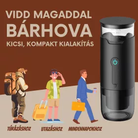   Café Perfetto – Prenosný kávovar s automatickým ovládaním a technológiou ohrevu