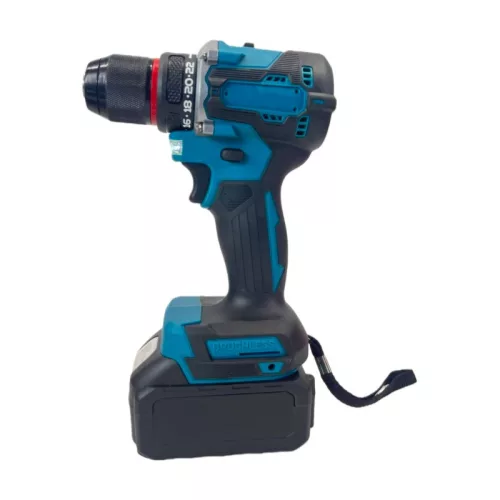 Rextool 96V Akkumulátoros szerszámkészlet – fúró és sarokcsiszoló szett szerszámos ládával