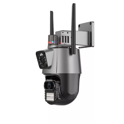 Titan 360° 8 MP 4K 4G SIM-kártyás kültéri PTZ biztonsági kamera – iCSee, IP66