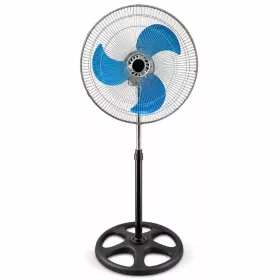  Sada 2 ks 18-palcových stojacích ventilátorov – s 3 kovovými lopatkami, 3 rýchlostnými stupňami, nastaviteľná výška v rozmedzí 100–128 cm