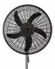 Sada 2 ks 18-palcových stojacích ventilátorov – s 5 lopatkami, 3 rýchlostnými stupňami, nastaviteľná výška 104–132 cm, čierna