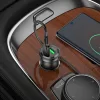Borofone BZ25 Journey 38 W USB-A/USB-C nabíjačka do auta + 1 m kábel USB-C–USB-C, čierna
