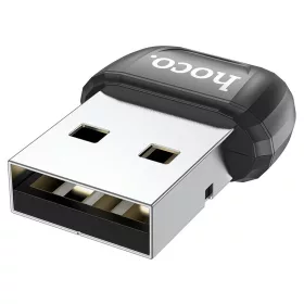 HOCO UA18 Bluetooth 5.0 USB-A nano adaptér, čierny