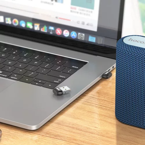 HOCO UA18 Bluetooth 5.0 USB-A nano adaptér, čierny
