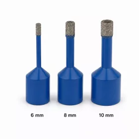   Sada vrtákov s diamantovými zrnami BRSCHNITT, 6/8/10 mm, 3 ks