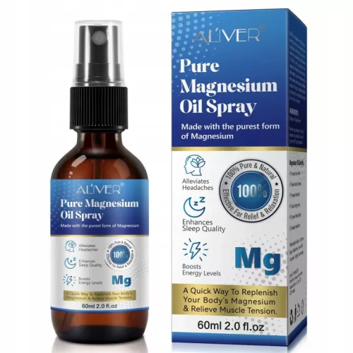 Aliver Pure Magnesium Oil Spray – magnéziový olej, 60 ml