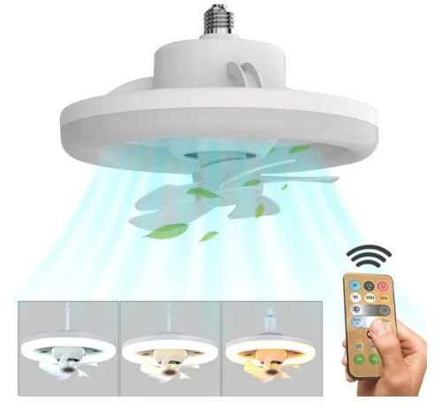 Ventilátor Proled s objímkou E27, s diaľkovým ovládačom