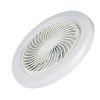 Jednoduchá LED lampa s ventilátorom, objímka E27, s diaľkovým ovládaním.
