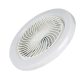 Jednoduchá LED lampa s ventilátorom, objímka E27, s diaľkovým ovládaním.