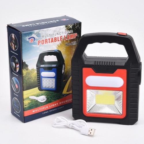 Prenosná powerbanková kempingová lampa.