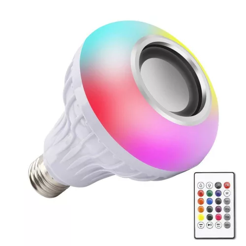Žiarovka LED s bluetooth reproduktorom