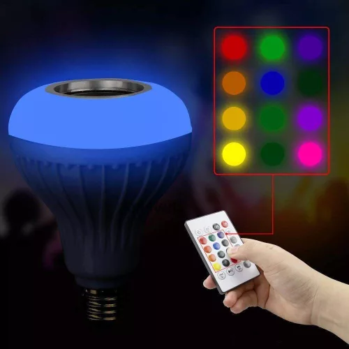 Žiarovka LED s bluetooth reproduktorom