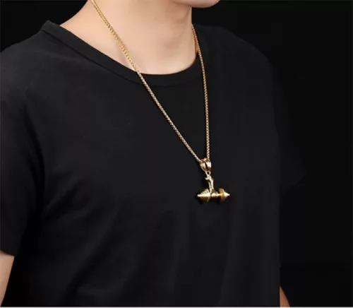 Zlatá činka náhrdelník