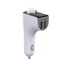   V14 2 v 1 - automobilový headset a vysielač + 2 ks USB + TF karta